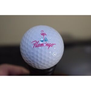 Flamingo Casino Las Vegas Nevada Logo Golf Ball White